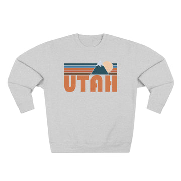 Premium Utah Retro Mountain Graphic Sweatshirt - 0