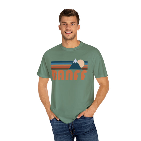 Banff, Canada Graphic Tee, Comfort Colors Retro Unisex Banff T shirt, Mountain Adventure Shirt