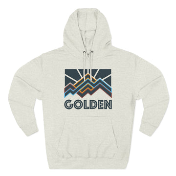 Golden, Colorado Hoodie - Retro Mountain Unisex Sweatshirt