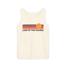 Lake of the Ozarks, Missouri Retro Sunstripe Tank Top | Comfort Colors - 100% Cotton-2