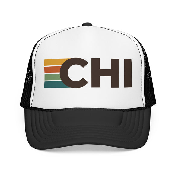 Chicago, Illinois Trucker Hat - CHI Abbr retro cap