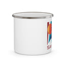San Jose, California Camp Mug - Retro Enamel Campfire San Jose Mug-2