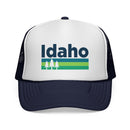 Idaho Retro Trees Trucker Hat - Vintage Style Idaho Cap-4
