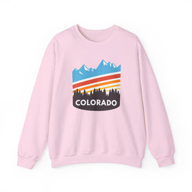Colorado Sweatshirt - Unisex Retro Colorado Crewneck Sweatshirt