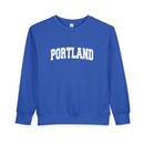 Portland, Oregon Sweatshirt - Portland Toddler Crewneck Sweatshirt-2