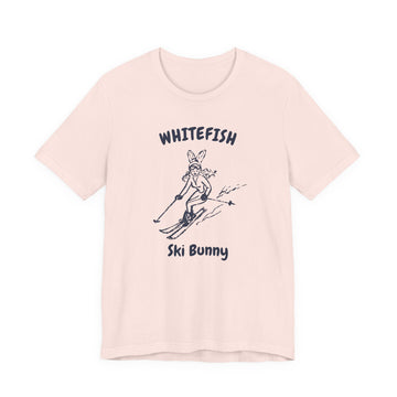 Whitefish, Montana Ski Bunny T‑Shirt — Retro Skiing Graphic Tee - 0