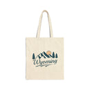 Wyoming Cotton Canvas Tote Bag - 15" x 16"-1