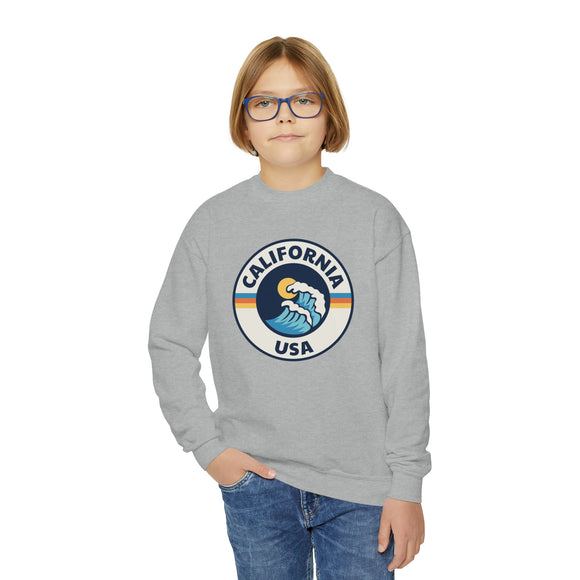 Copy of Copy of California Youth Sweatshirt - Unisex Kid's California Crewneck Sweatshirt