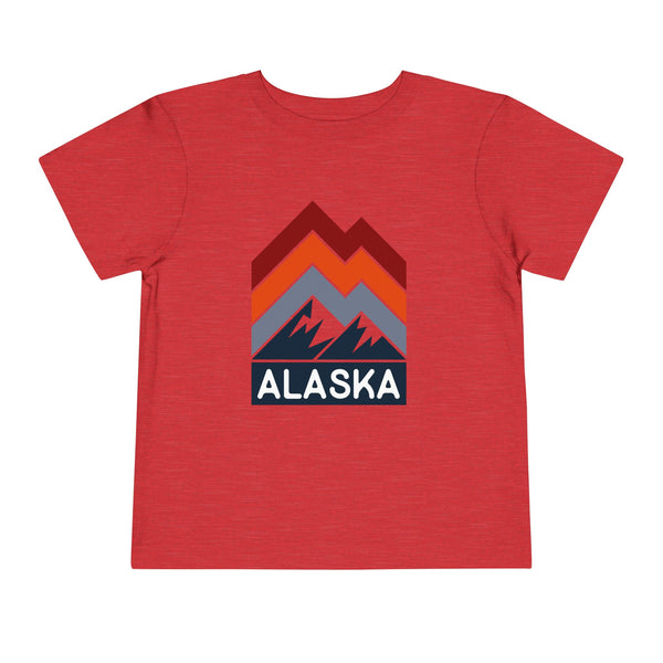 Alaska Toddler T-Shirt - Retro Palm Tree Unisex Toddler Alaska Shirt