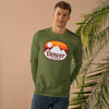 Denver, Colorado Mens Base Long-sleeve Tee - Retro Ombre Heavy Weight Long Sleeve T-shirt