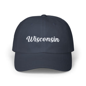 Wisconsin Dad Hat - Embroidered Wisconsin Classic Dad Cap