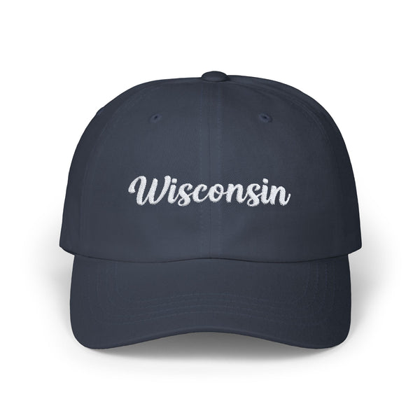 Wisconsin Dad Hat - Embroidered Wisconsin Classic Dad Cap