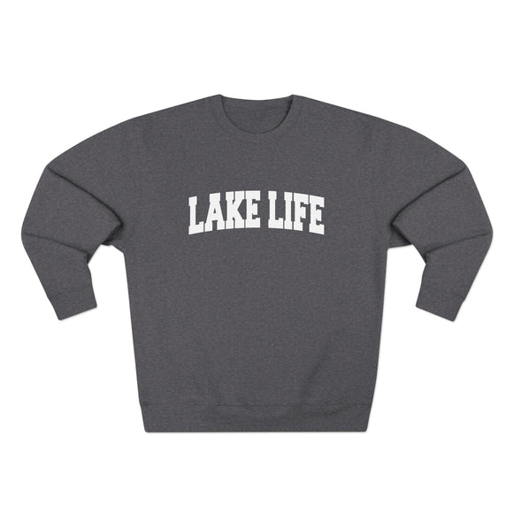 Premium Lake Life Retro Graphic Sweatshirt