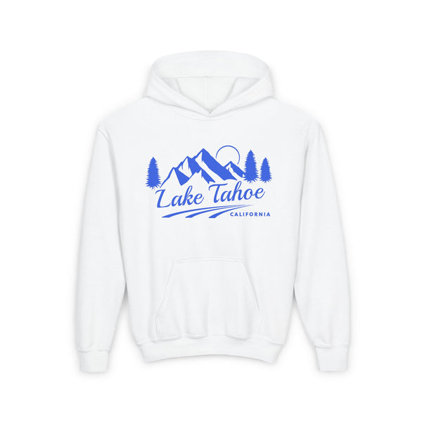 Retro Lake Tahoe, California Youth Hoodie - Mountain Lake Tahoe, California Kids Sweatshirt, Cute Lake Tahoe, California Children's Pullover