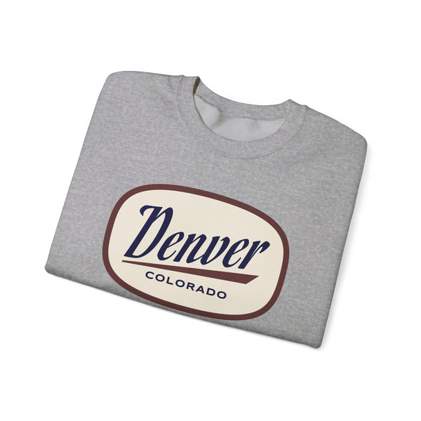 Denver, Colorado Sweatshirt - Unisex Retro Crewneck Denver Sweatshirt