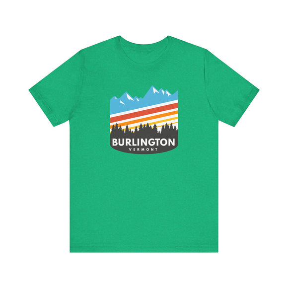 Burlington, Vermont T-Shirt - Retro Unisex Burlington Shirt