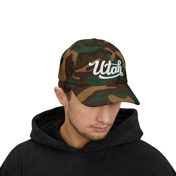 Utah Dad Hat - Embroidered Utah Classic Dad Cap