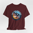 Colorado T Shirt - Retro Ski Lift Colorado Tee-20