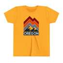 Oregon Youth Shirt - Retro Mountain Oregon Kid's T-Shirt-5