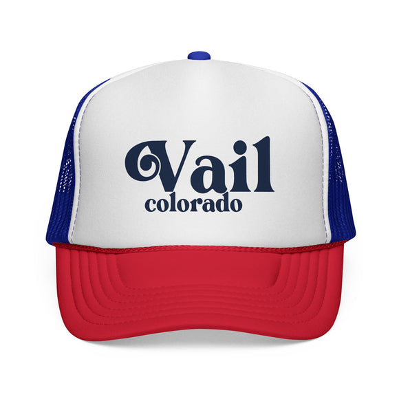 Vail, Colorado Retro Trucker Hat