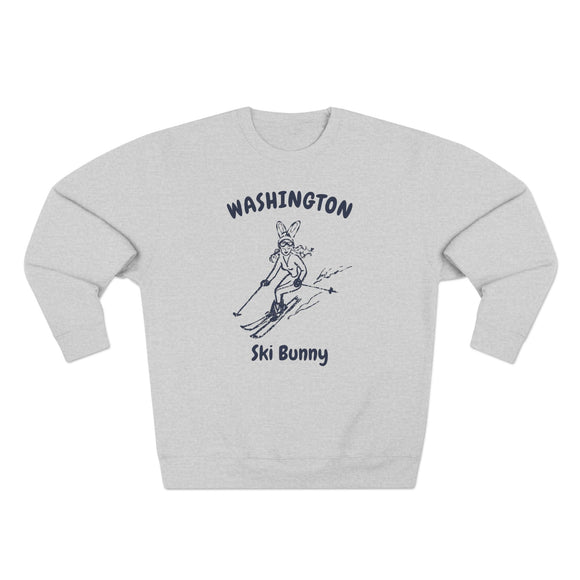 Premium Washington Ski Bunny Sweatshirt