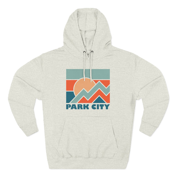 Park City, Utah Hoodie - Retro Mountain Unisex Sweatshirt