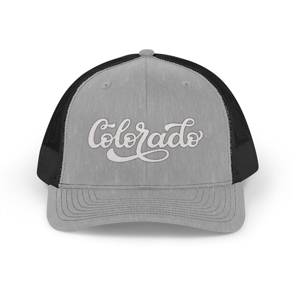 Colorado Snapback Trucker Cap - Embroidered Colorado Hat