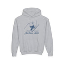 Jackson Hole, Wyoming Youth Hoodie - Snow Ski Kids Jackson Hole Hooded Sweatshirt-2