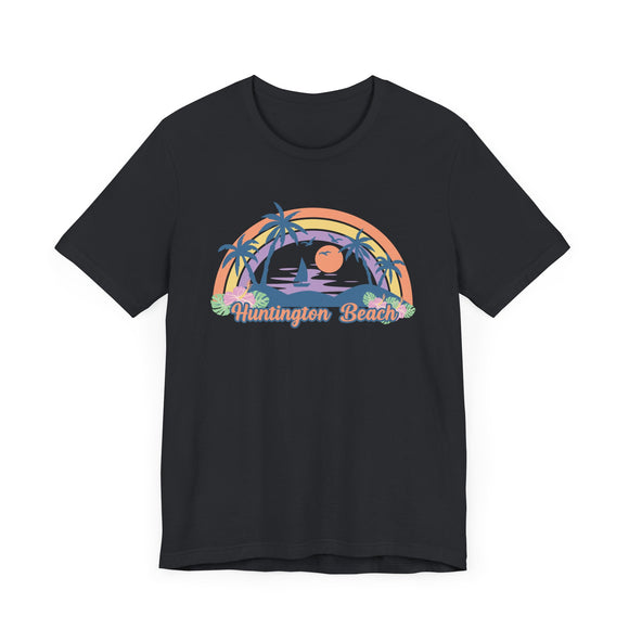 Huntington Beach, California T-Shirt - Retro Beach Unisex Huntington Beach Shirt