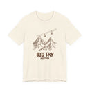 Big Sky, Montana Mountain T-Shirt — Vintage Gondola Ski Mountain Tee-1