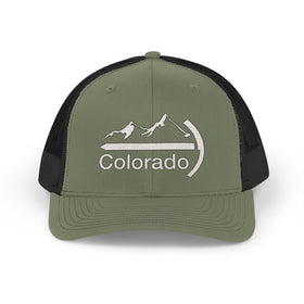 Buy loden-black Colorado Snapback Trucker Cap - Embroidered Colorado Hat