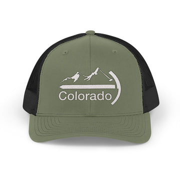 Buy loden-black Colorado Snapback Trucker Cap - Embroidered Colorado Hat