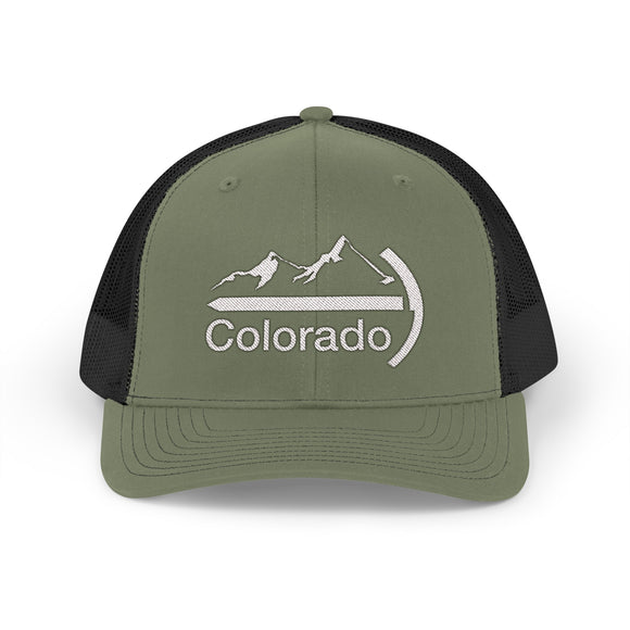 Colorado Snapback Trucker Cap - Embroidered Colorado Hat
