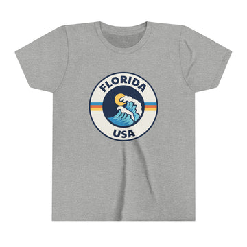 Buy athletic-heather Florida Youth T-Shirt - Unisex Kids Florida Shirt