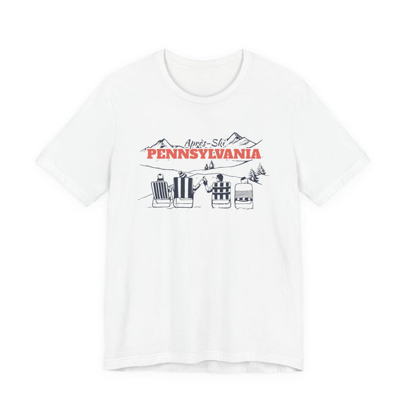 Pennsylvania Après-ski T-Shirt - Vintage Mountain Graphic Tee