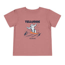 Telluride, Colorado Yeti Snowboard Toddler Tee-3