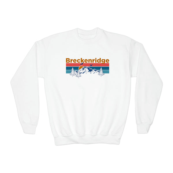 Breckenridge, Colorado Youth Sweatshirt - Unisex Kid's Breckenridge Crewneck Sweatshirt