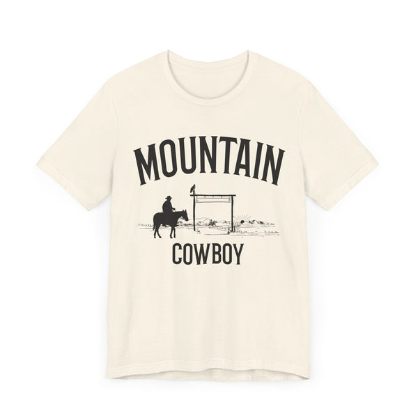 Mountain Cowboy T Shirt - Mountain Graphic Tee