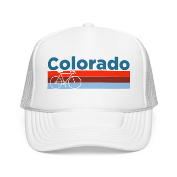 Buy white Colorado Trucker Hat - Foam Colorado Bike Cap