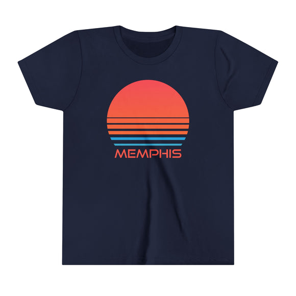 Memphis, Tennessee Youth Shirt - Retro 80s Memphis Kid's T-Shirt