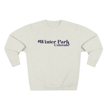 Buy oatmeal-heather Premium Winter Park, Colorado Sweatshirt
