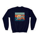 Sun Valley, Idaho Youth Sweatshirt - Unisex Kid's Sun Valley Crewneck Sweatshirt-1