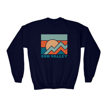 Sun Valley, Idaho Youth Sweatshirt - Unisex Kid's Sun Valley Crewneck Sweatshirt