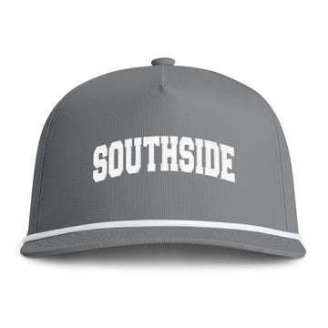 Buy granite Southside Embroidered Rope Hat - Vintage Sunwashed Rope Cap, Comfort Colors