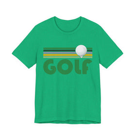 Buy heather-kelly Golf T-Shirt - Retro Golf Unisex Shirt