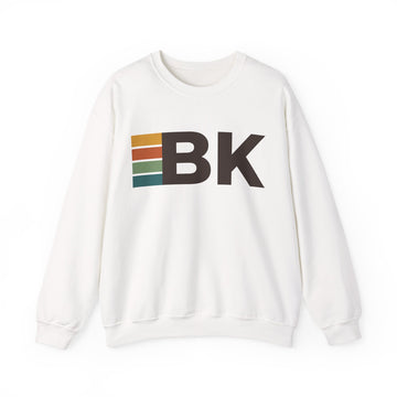 Brooklyn, New York BK Retro Stripe Sweatshirt