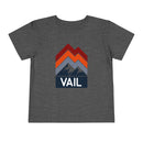 Vail, Colorado Toddler T-Shirt - Retro Palm Tree Toddler Vail Shirt-4