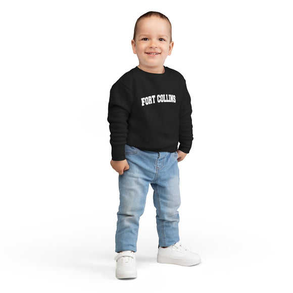 Fort Collins, Colorado Toddler Sweatshirt - Fort Collins Toddler Crewneck Sweatshirt