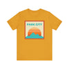 Retro Park City, Utah T-Shirt, Mountain Sun Tee, Unisex Graphic Shirt, Vintage Park City, Utah Top, Outdoor Adventure Clothing