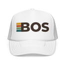 Boston, Massachusetts Trucker Hat - BOS Abbr retro cap-6